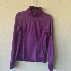 Purple‎ Lululemon half zip jacket size 8